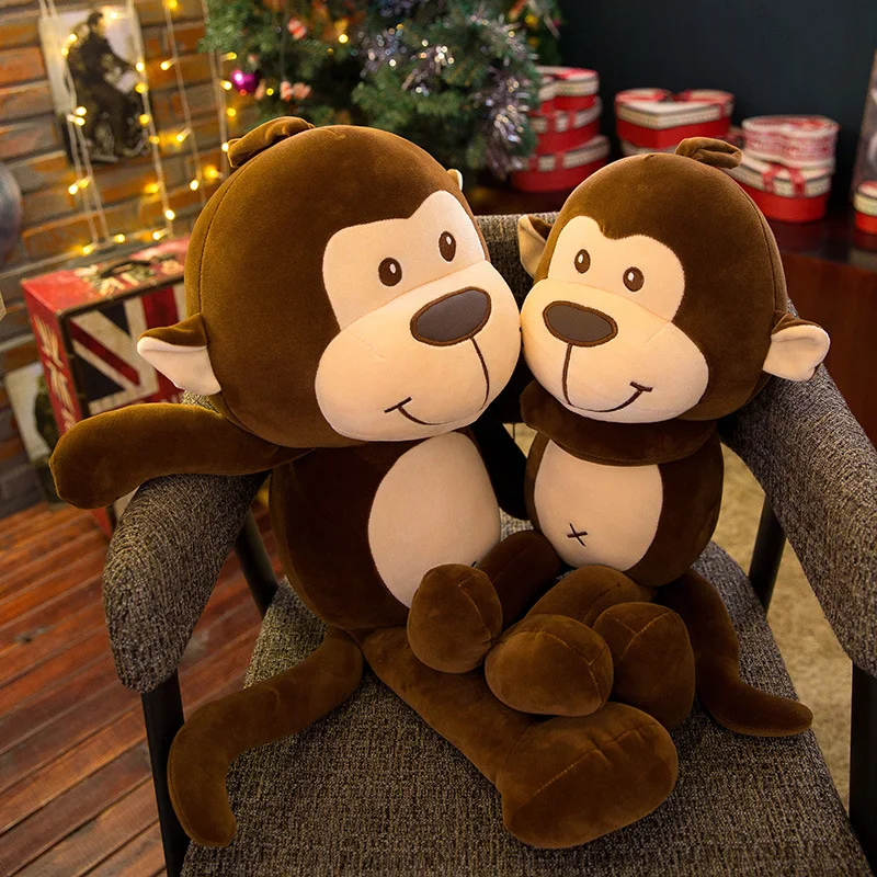 Customize Pirate Monkey Cuddle Plush Toy Soft Stuffed Cute Small Monkey Animal Toy Gorilla Soft Plush Toy