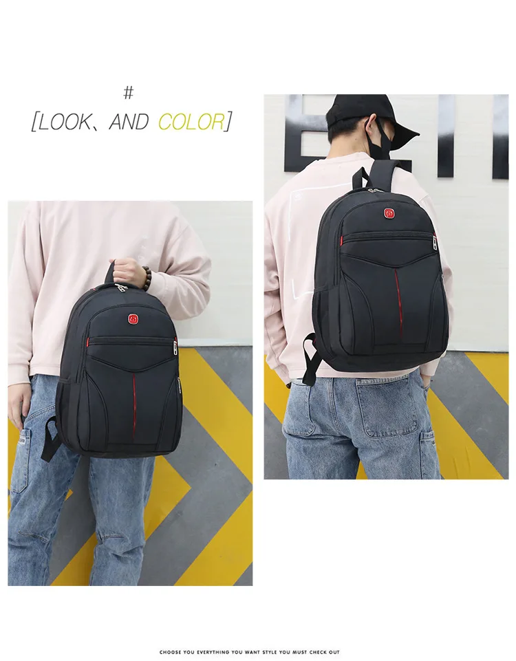 New Large Capacity Computer Bag Laptop Backpack Outdoor Casual Sports ...