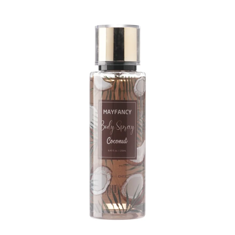 Luxurious Coconut Body Mist Fine Fragrance Vegan Hypoallergenic Long-Lasting Luxury Perfume Instant Hydration Warm Cozy Scented