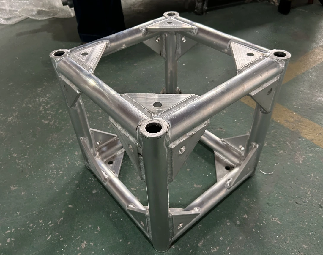 product stage lighting aluminum bolt truss 6 way corner for stage display truss-6