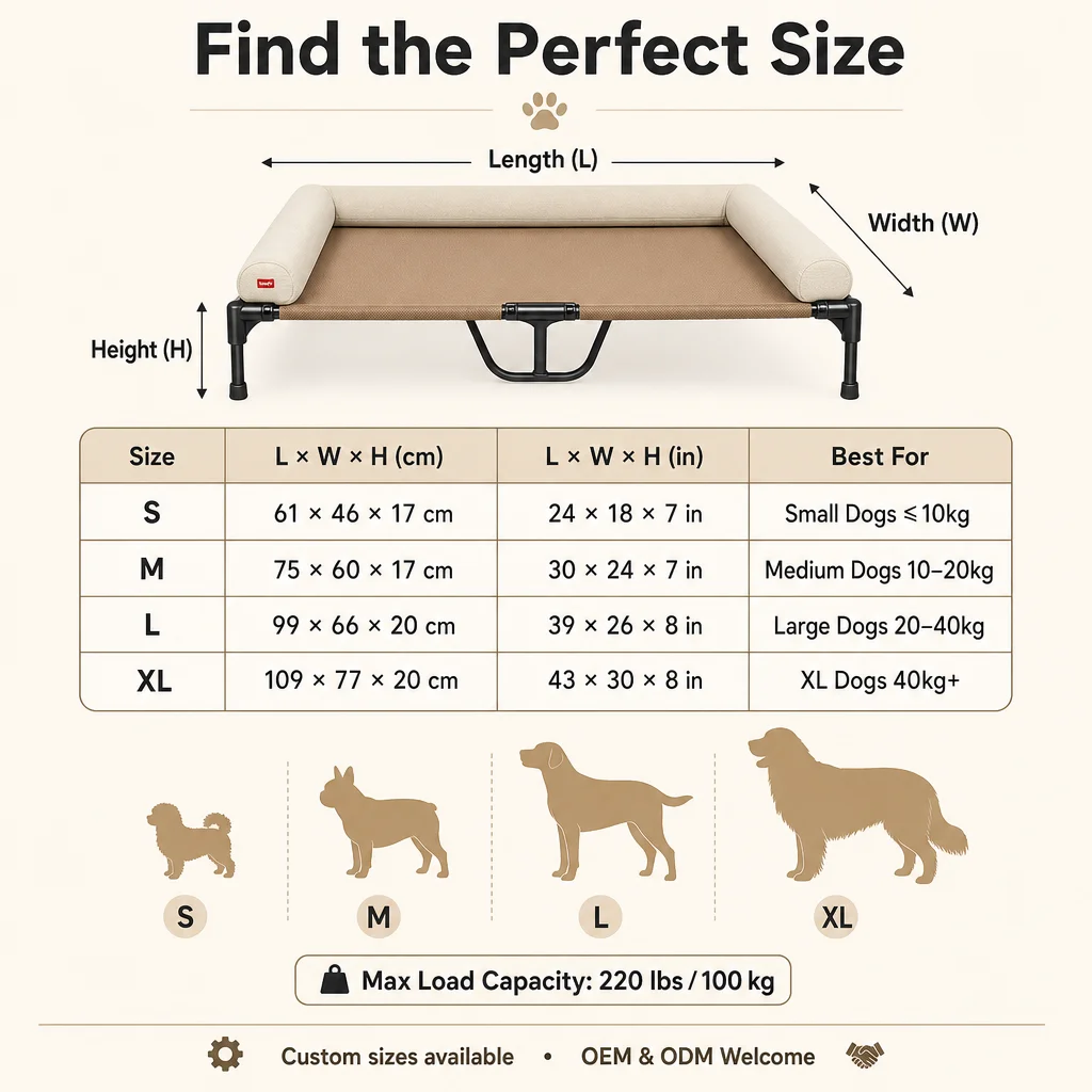 Elevated Pet Cot Bed Steel Frame — Product details 6