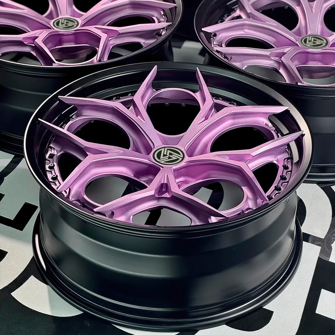 XINLAI 2-Piece Custom Forged Wheels 5x112 5x120 5x114.3 Wheels 18 19 20 21 22 23 Inch Racing Car Alloy Rim for bmw audi benz - Image 2
