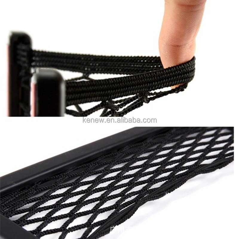 1Pcs Multipurpose Car Seat Side Organizer with Auto Paste Net Pocket Phone Holder and Storage Bag