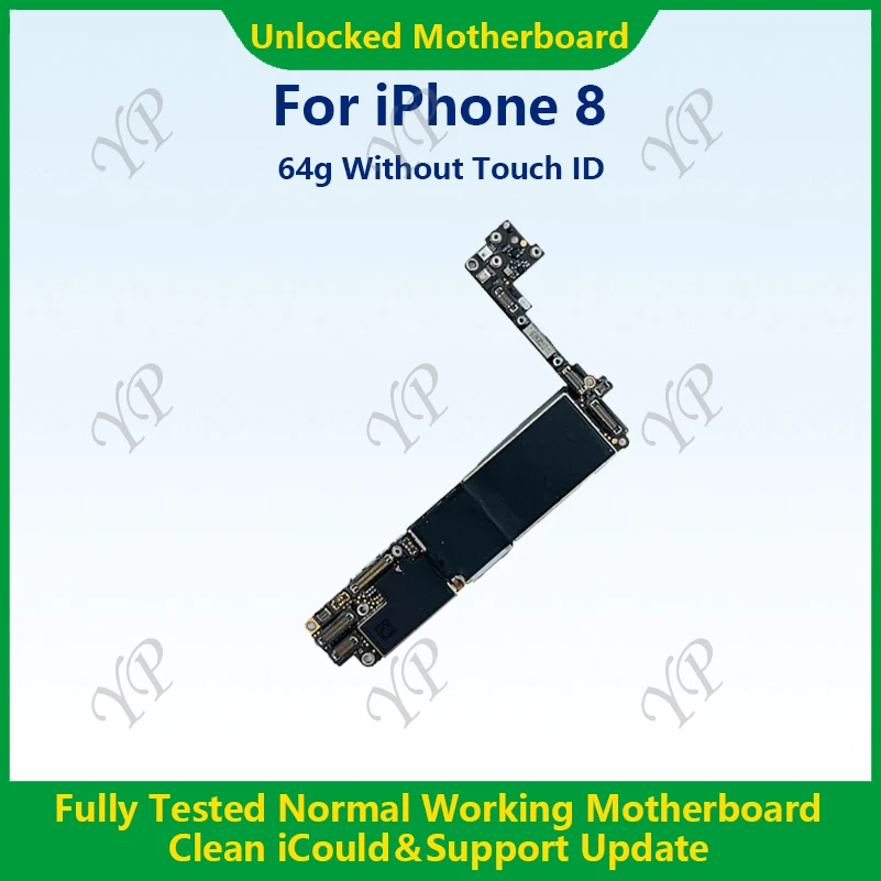 Original Unlocked 64GB 256GB Motherboard for iphone Mother Board with IOS  System Motherboard Touch ID