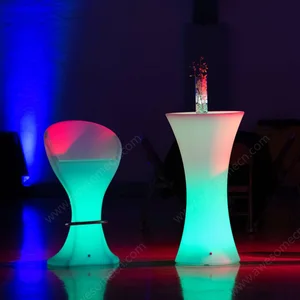 Plastic Led Luminous Light Bar Table with Remote Control