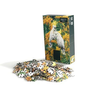 Wholesale Custom Printed Art Jigsaw Puzzle 500 Pieces From Photo Custom Paper Jigsaw Puzzle for Kid and Adult