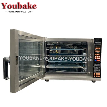 Hot Sale Bakery Equipment Catering Kitchen Equipment Commercial Gas Convection Oven 4 trays Pizza Bread Cake Baking Deck Oven