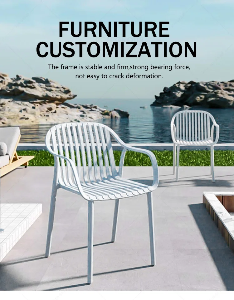 Hot Sale Restaurant Chair Simple Style Black White Party Furniture Dining Chair for Garden Restaurant