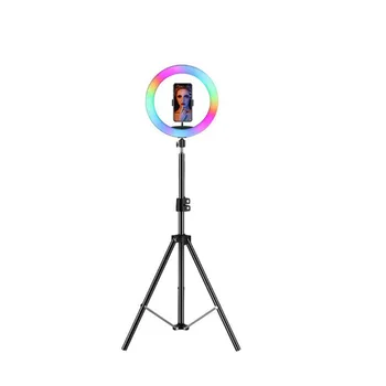 32cm Dimmable RGB Full Color LED Selfie Ring Light 13 Inch MJ30 Soft Ring Light Camera Phone Photography Video  Led Light Hoop product image