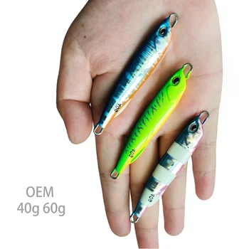 40g Sinking Luminous Artificial Hard Bait Deep-sea Metal Jigging Jig Fishing Lure for Ocean Rock – Metal Jig – view 3
