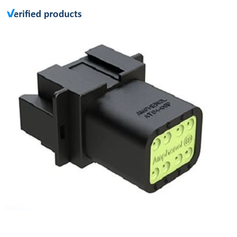 Amphenol Industrial Plug 8 Way AT Cable connector AT04-08PA-RDBLK manufacture