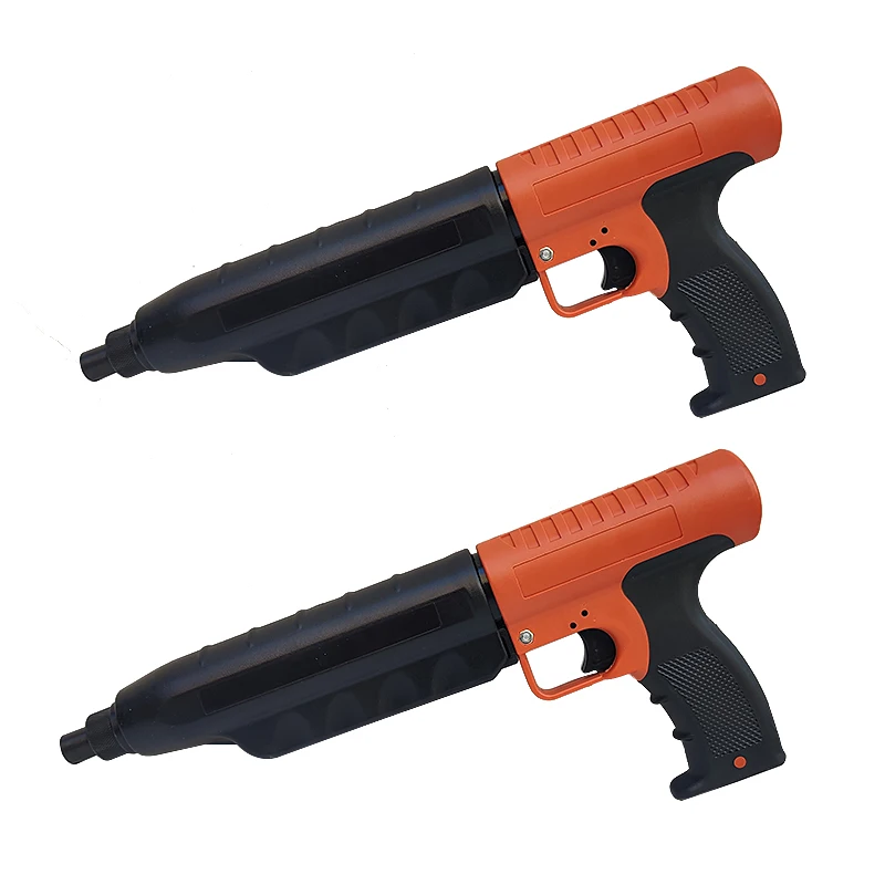 Pistola Sparachiodi Manuale Con 120 Chiodi - 5 Livelli Di Forza Regolabile Per Cemento E Legno