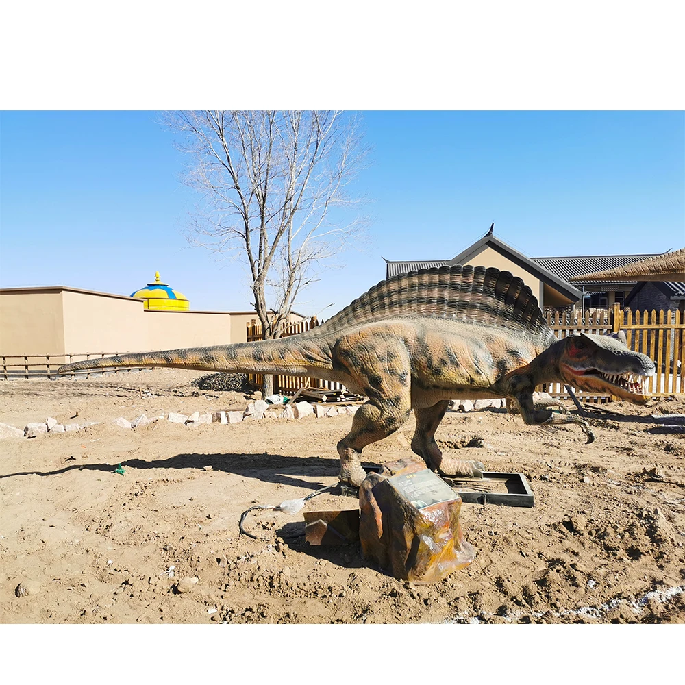 Spinosaurus Robotic Lifesize Mechanical Dinosaur for Dinosaur Theme Park