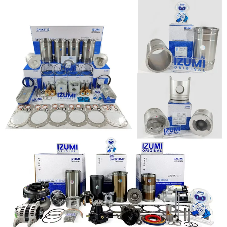 IZUMI ORIGINAL 6D24 Overhaul Rebuild Kit Diesel Engine Parts For MITSUBISHI