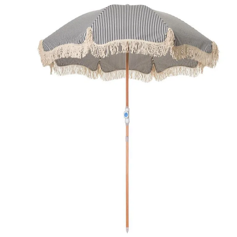 Винтажный пляжный зонтик с кисточками на заказ