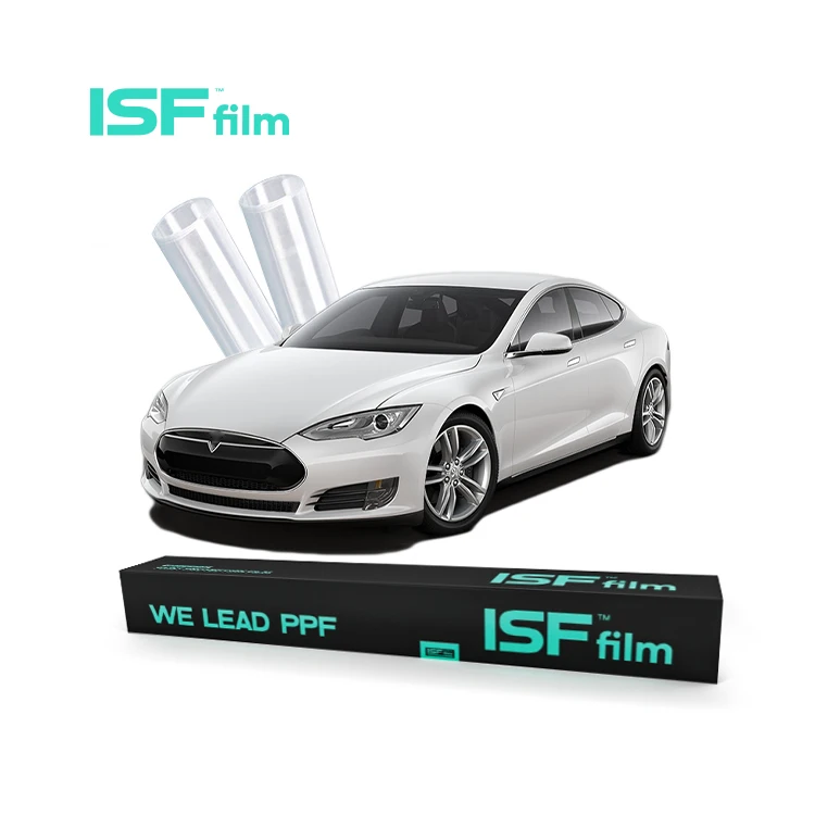 ISF Glossy TPU PPF Factory 15m Hot Selling Self Healing 3 Layers Top Coating Anti Scratch Car Paint protection Film Tpu Ppf Film