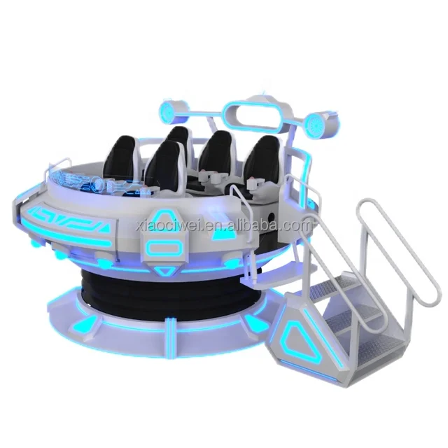 5 Seats VR Ship 360 Degree Rotating Chair 9D Virtual Reality Simulator VR Machine VR UFO