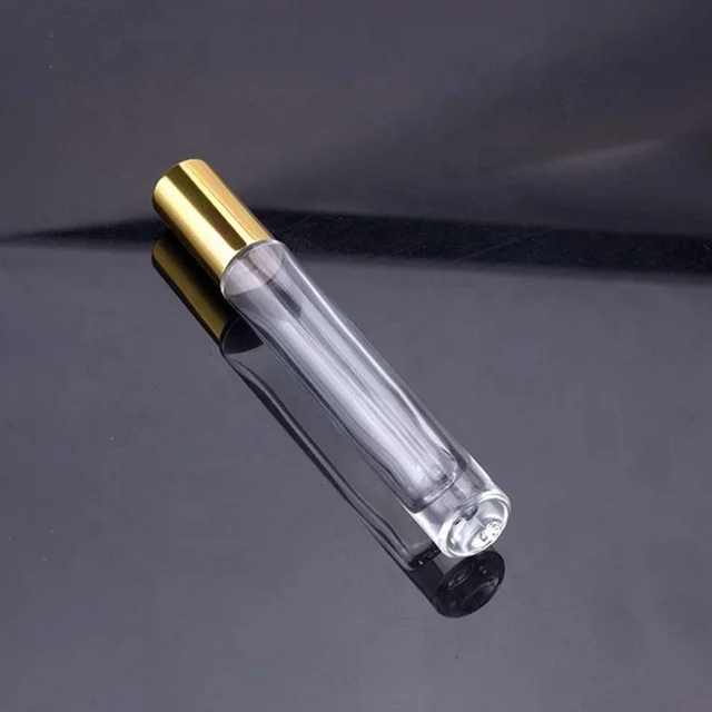 product mini modern transparent glass spray bottle 1ml 2ml 4ml capacity with frost screen printing matte finish and screw pump empty-1