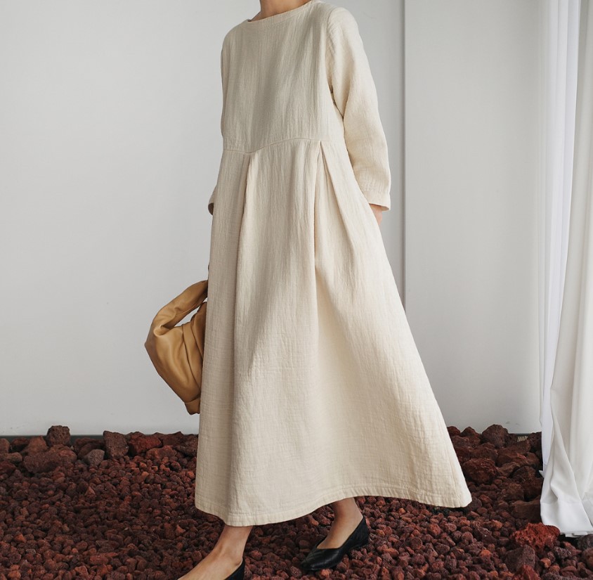 Shop Our New Arrival Linen Long Dress for Casual Women Shop Our New Arrival Linen Long Dress for Casual Women