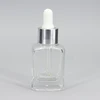 clear+Silver cap with white rubber bulb
