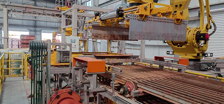 Brick Production Loading and Unloading Dehacking Machine from Brictec