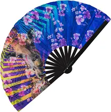 Wholesale Summer Cooling 24 Inch Portable Large Hand Fan For Party Promotion Gift Fans