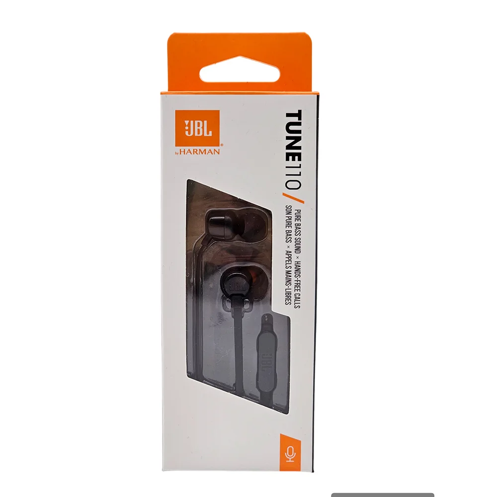 JBL Tune110 Wired Earphones Stereo Sport in-Ear Headset