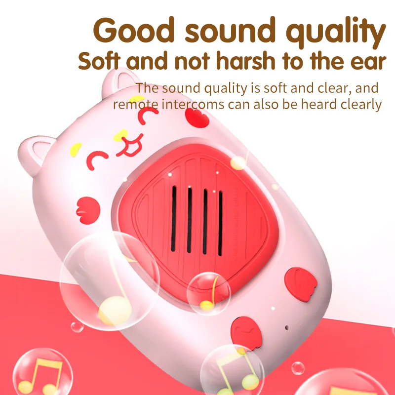 Portable Bi-Directional Walkie Talkie Set for Children Fun Wireless Communicator Made of Durable Plastic