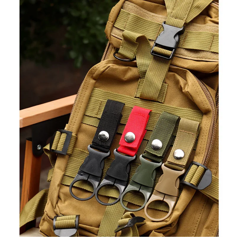 Multifunctional Hanging Buckle Nylon Kettle Buckle Suitable for Tactical Backpacks Belts Hanging Buckle