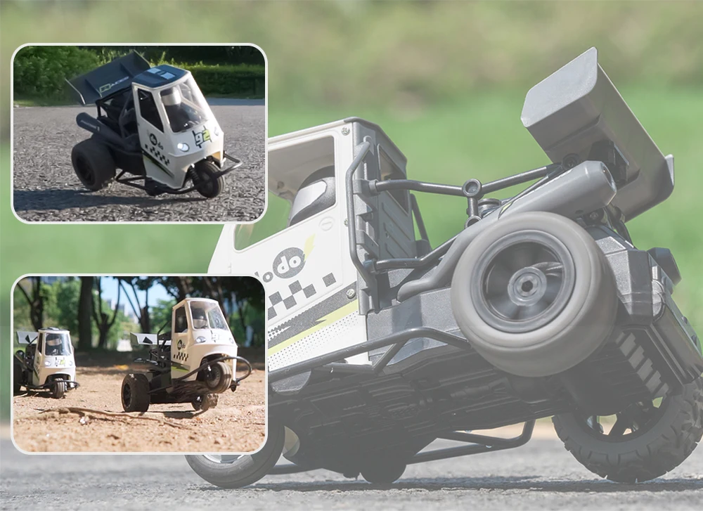 In stock italiano piaggio ape proto show tre ruote 1/16 rc