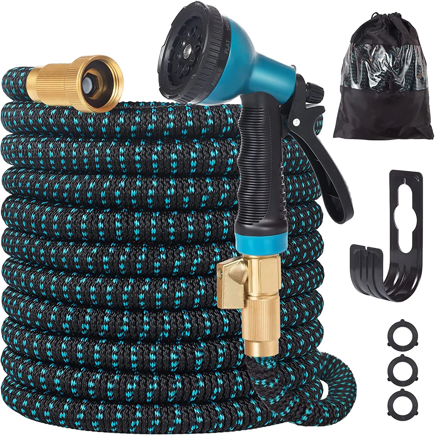 China Market Expandable Hose/soft Magic Hose/freestanding Hose Holder Expandable Garden Hose