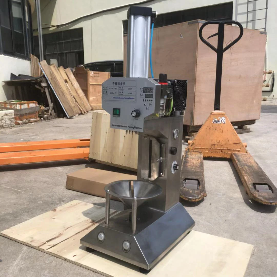 自动幼绿椰皮去皮削皮机修边机 - buy 自动年轻椰子剥皮机,年轻椰子