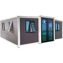 Container House 20 FT Sandwich Panel Room Folding Flat Pack Flatpack House Prefabricated 40FT Foldable Portable House