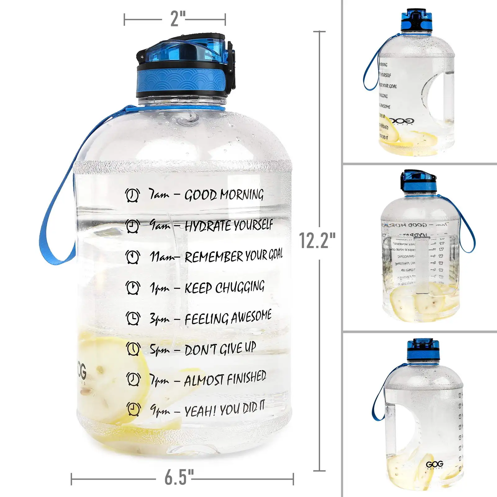 Multiple Sizes Leakproof Flip Top Motivational Water Bottle, Fitness Gym  Water Jug Wide Mouth One 3L Water Bottle with Silicoe Straw - China Water  Bottles and Sports Water Bottle price