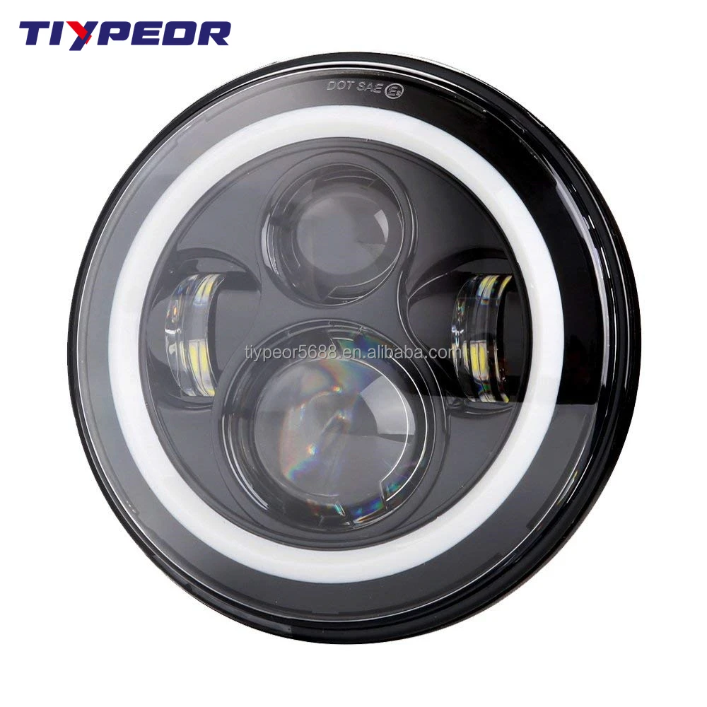 product tiypeor e mark white waterproof led fog light with white ring cree led with angel eye for car atv motorcycle-3