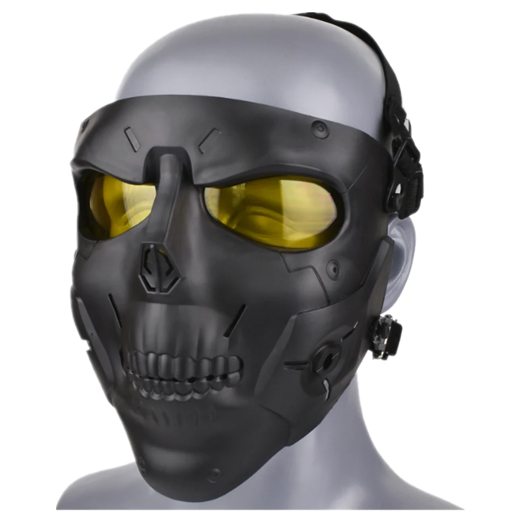 Tactical Masks With PC Lens Paintball Games CS Field Mask Hunting Motorcycle Cycling Full Face Mask