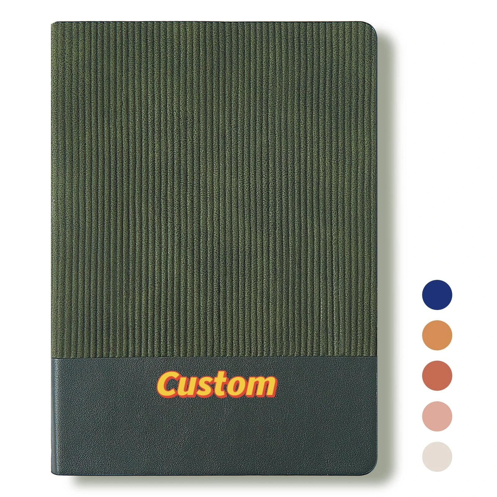 Individually Shrink-wrapped Custom Journal Book Printing Linen Leather to Do List Notepad Lined Laser Engraving Blanks Notebook