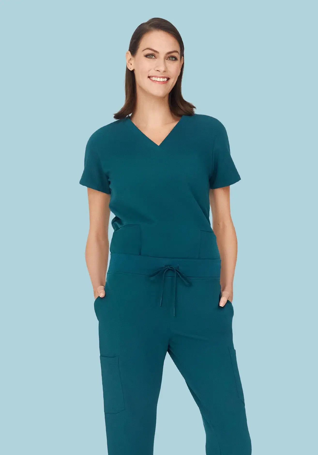 Easy Care Active Scrubs Uniformes Top Scrubs Uniformes Médico