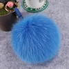 Blue fox fur ball 12cm
