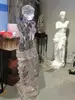 Transparent figure sculpture decoration