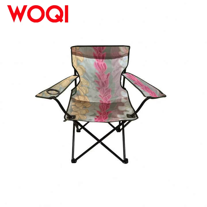 Pink Camo Realtree Folding Chair WOQI Customizable Logo Outdoor