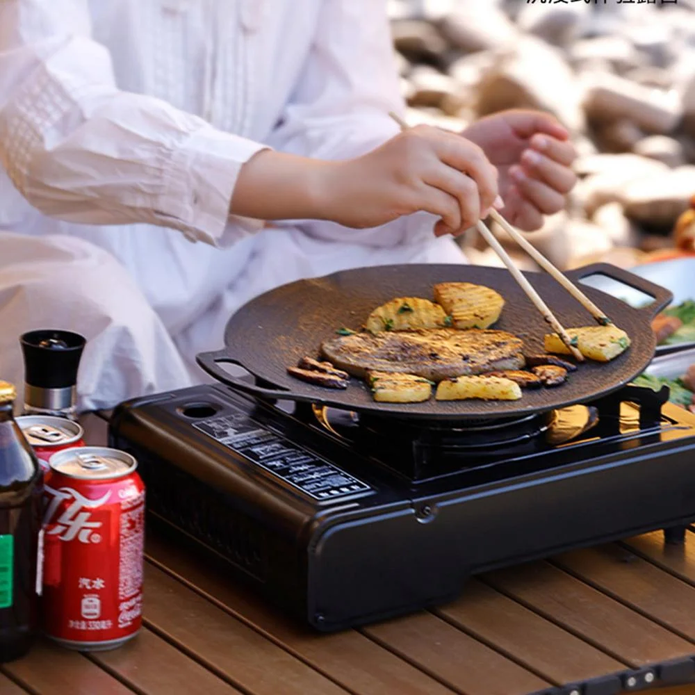 Portable Butane Stove Outdoor Barbeque Grill Mini Portable Gas Cooker ...