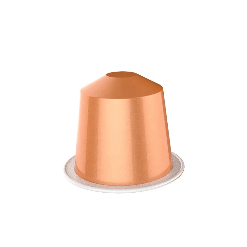 New Design Colored Eco-friendly Nespresso Capsules Refillable Aluminum Foil Empty Coffee Capsule Dispenser Holder