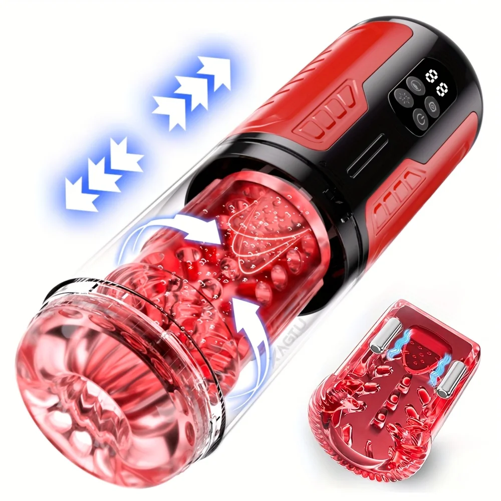 Men's Masturbator Thrusting Masturbation Cup Automatic Toy Masturbation  Equipment Male Sex Toy Vibrator Electric Penis Pump 18+