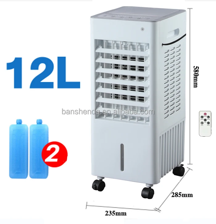 New Mini Air Conditioner Fan Humidifier Fan Remote Control Air Cooler Fan With Caster Wheel