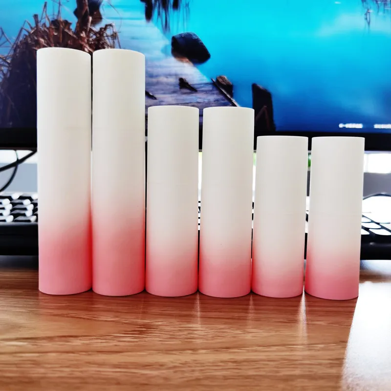 Pink Blue 15ml 30ml 50ml 80ml 100ml 120ml Cosmetic Airless Pump Spray Bottle Gradient pink Blue Refill Airless Pump Bottle