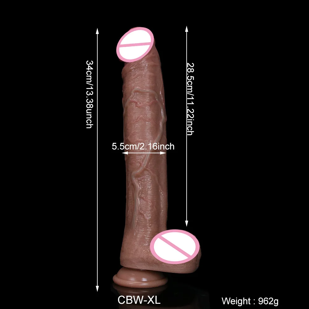 Female Simulation Liquid Silicone Soft Adult Sex Products for Erotic Masturbation Big Black Dildo Pictures