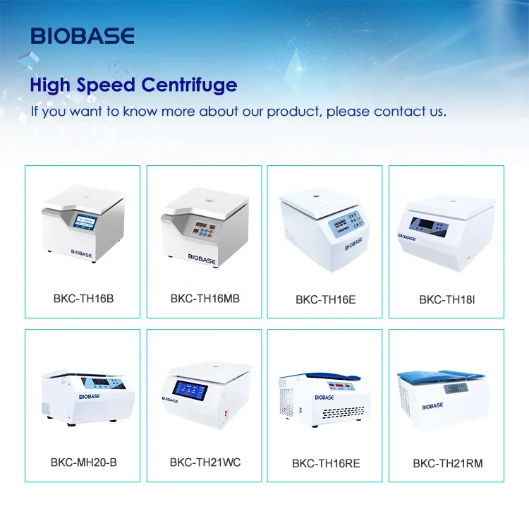 BIOBASE Large Capacity Refrigerated Centrifuge 6X1000ml Floor Standing Super Capacity Refrigerated Centrifuge