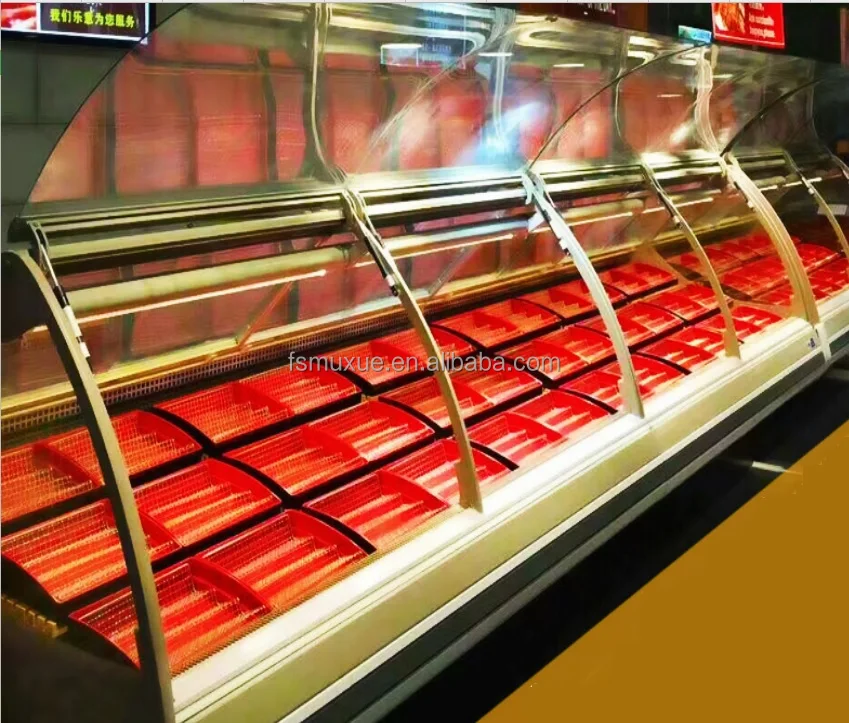 Muxue Commercial Meat Deli Display Refrigerator Cooling Display Deli