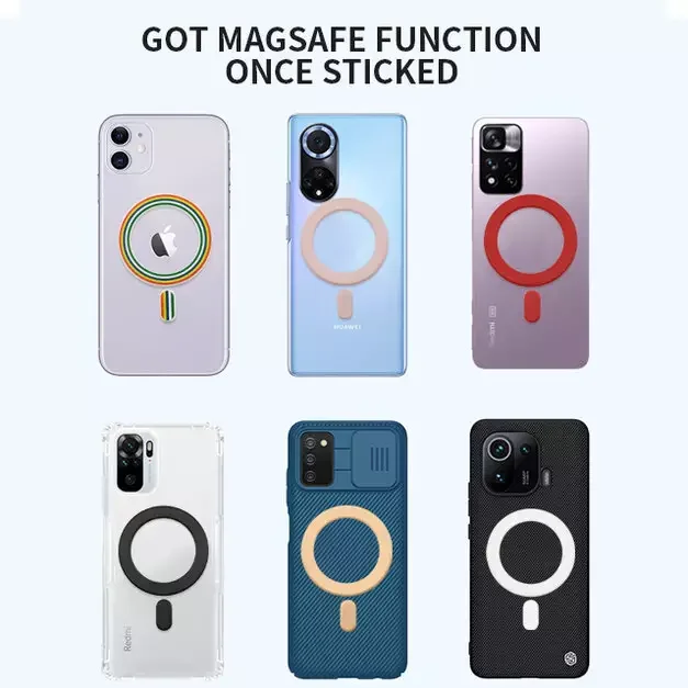 Circle Sticker For Iphone 13 12 Mini Pro Max Wireless Charging